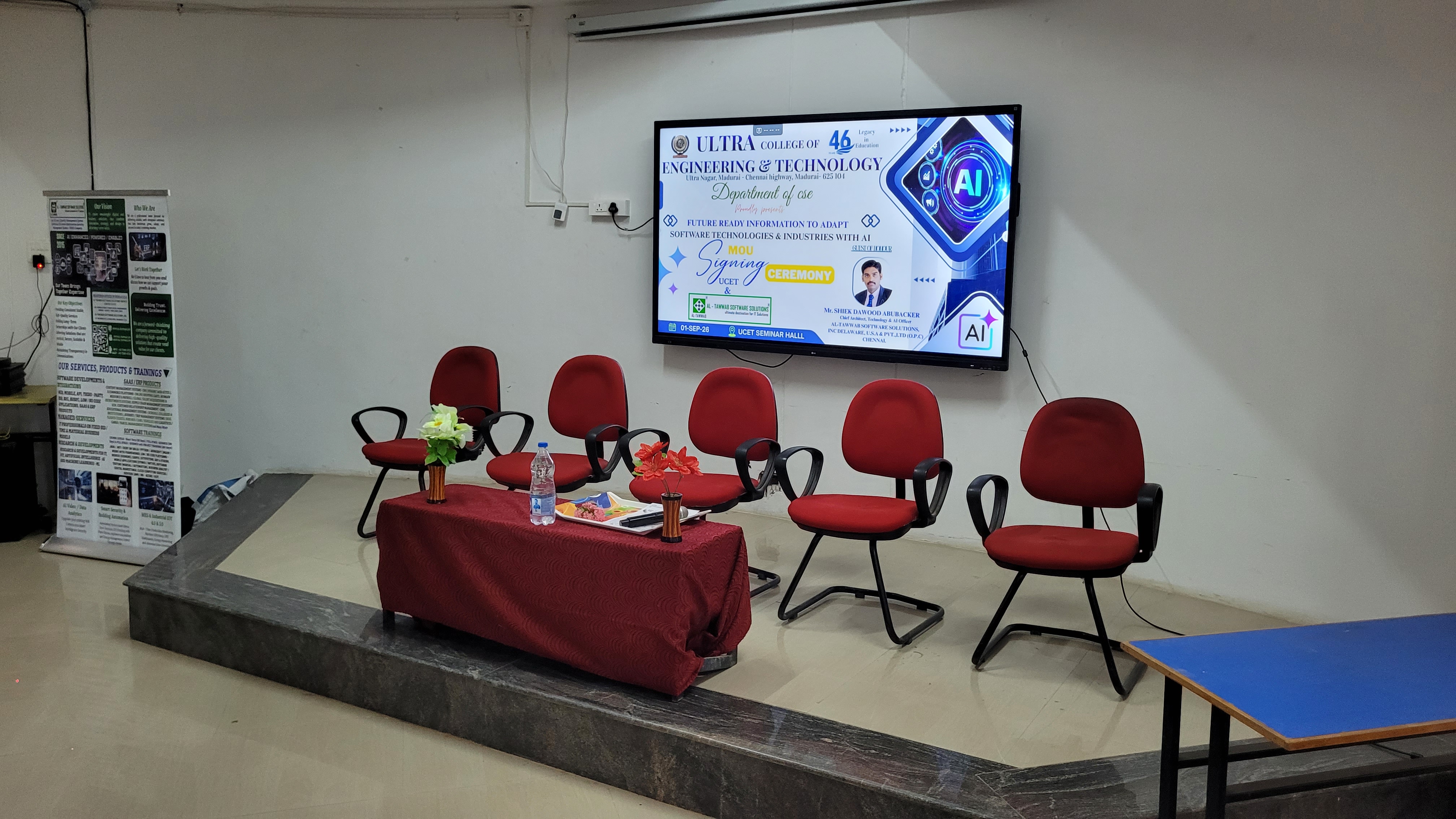 FUTURE READY INFORMATION TO ADAPT SOFTWARE TECHNOLOGIES & INDUSTRIES WITH AI - PROGRAM & SIGNED MOU CEREMONY